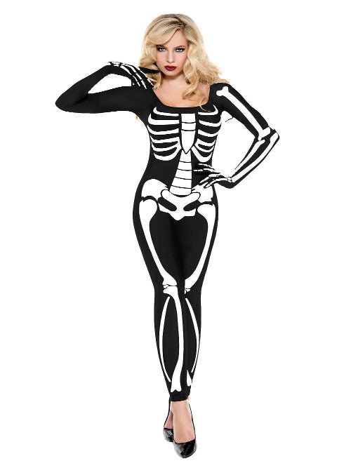 Skeleton Bodysuit Women Costume