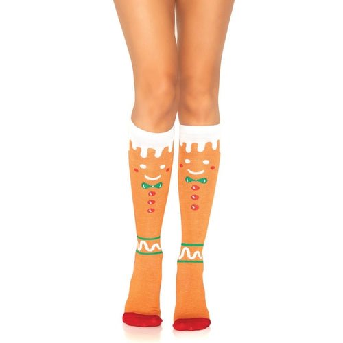 Sonia Gingerbread Man Socks