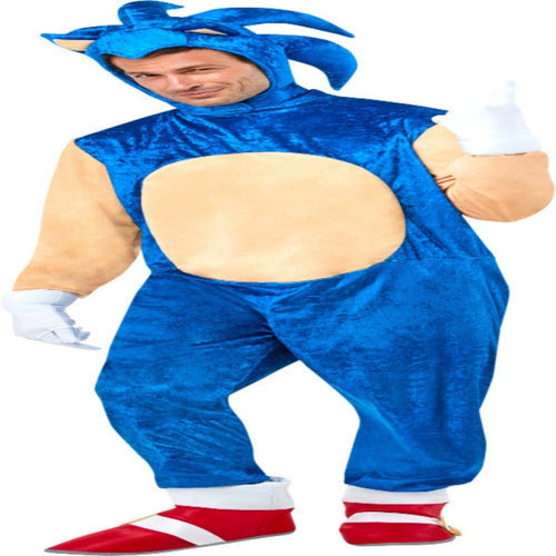 Sonic The Hedgehog Adult Deluxe Sonic Costume
