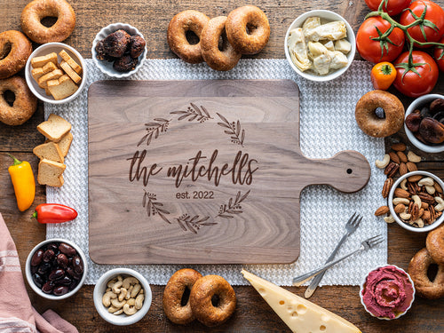 Personalized Walnut Cutting Board