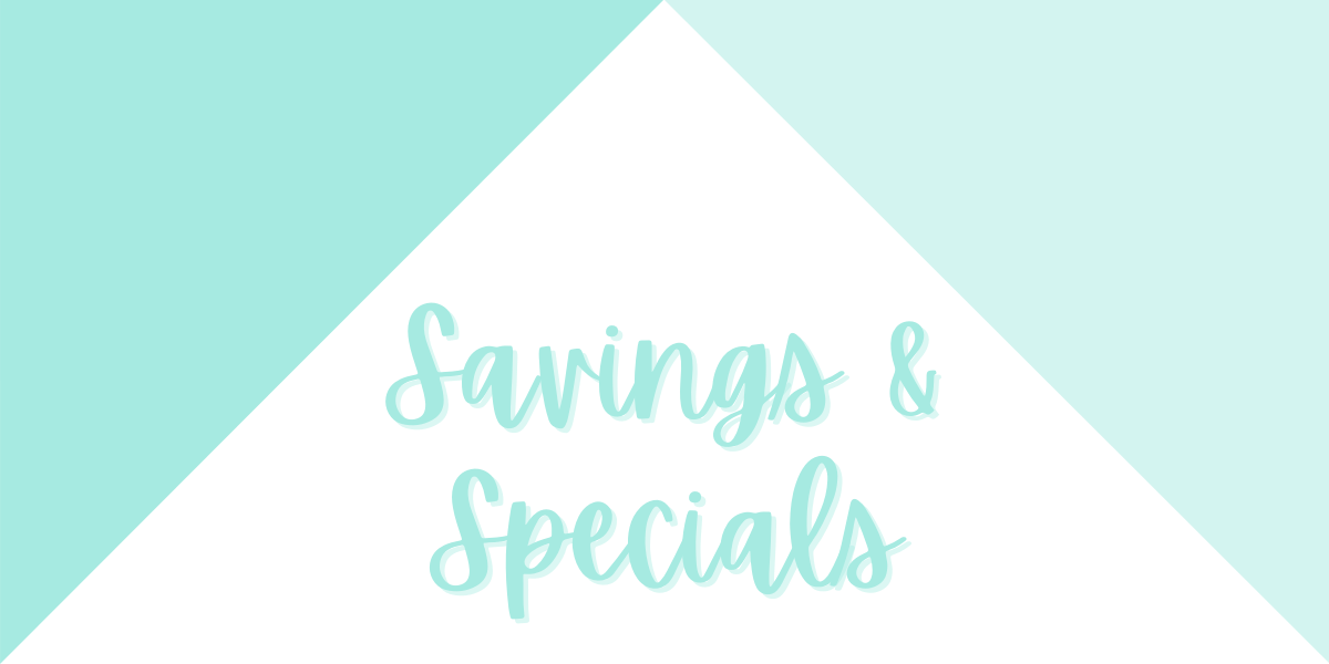 specials and savings