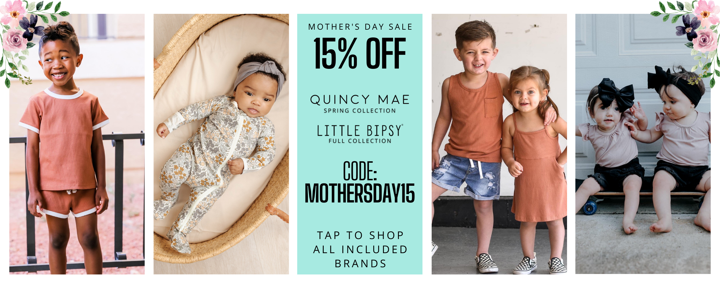15% off mother's day sale
