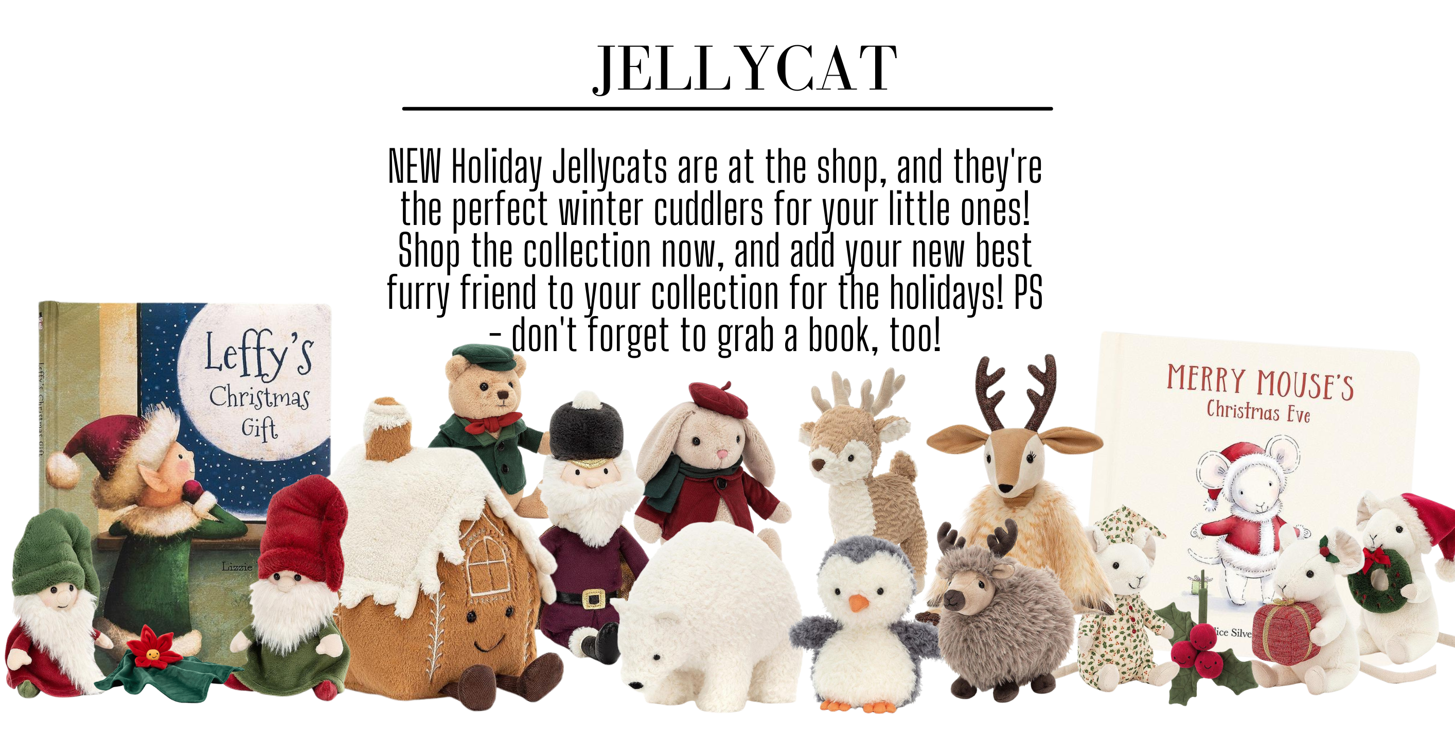 jellycat holiday new arrivals