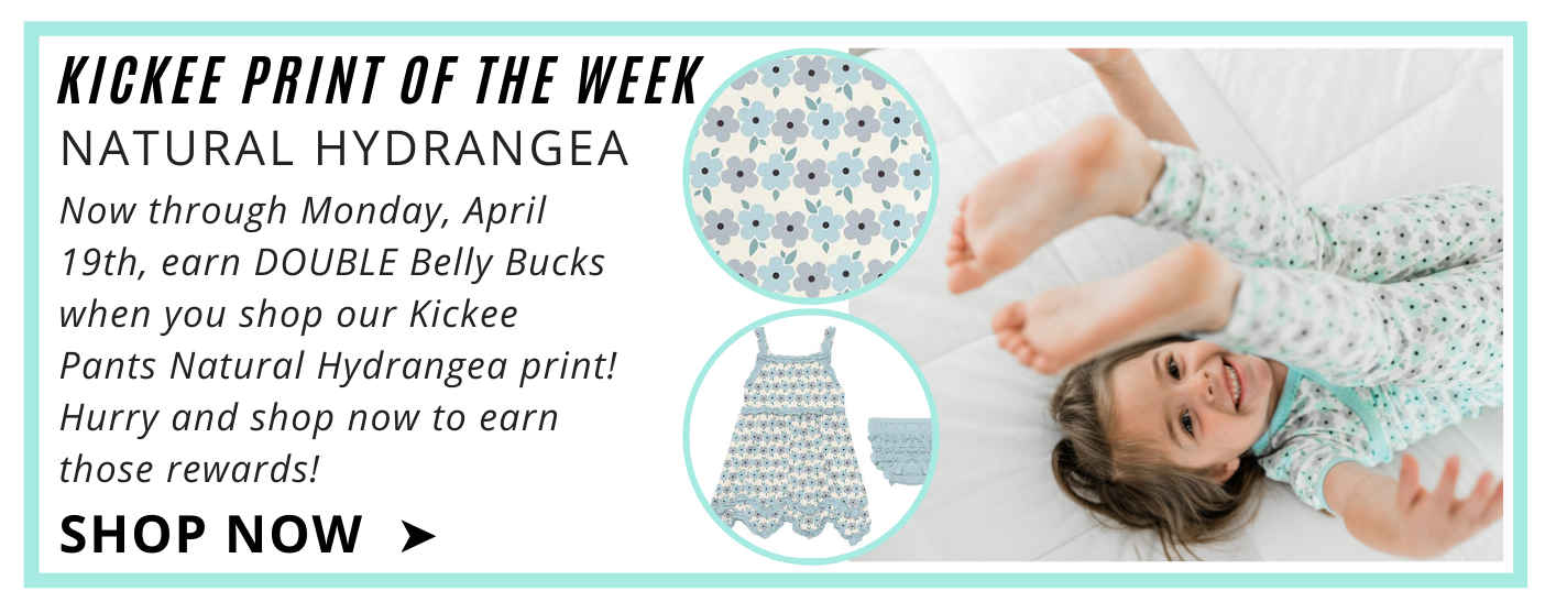 print of the week kickee pants natural hydrangeas
