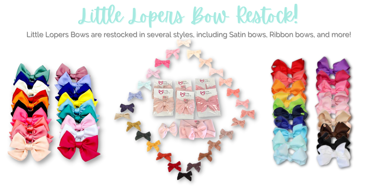 little lopers new bows satin ribbon