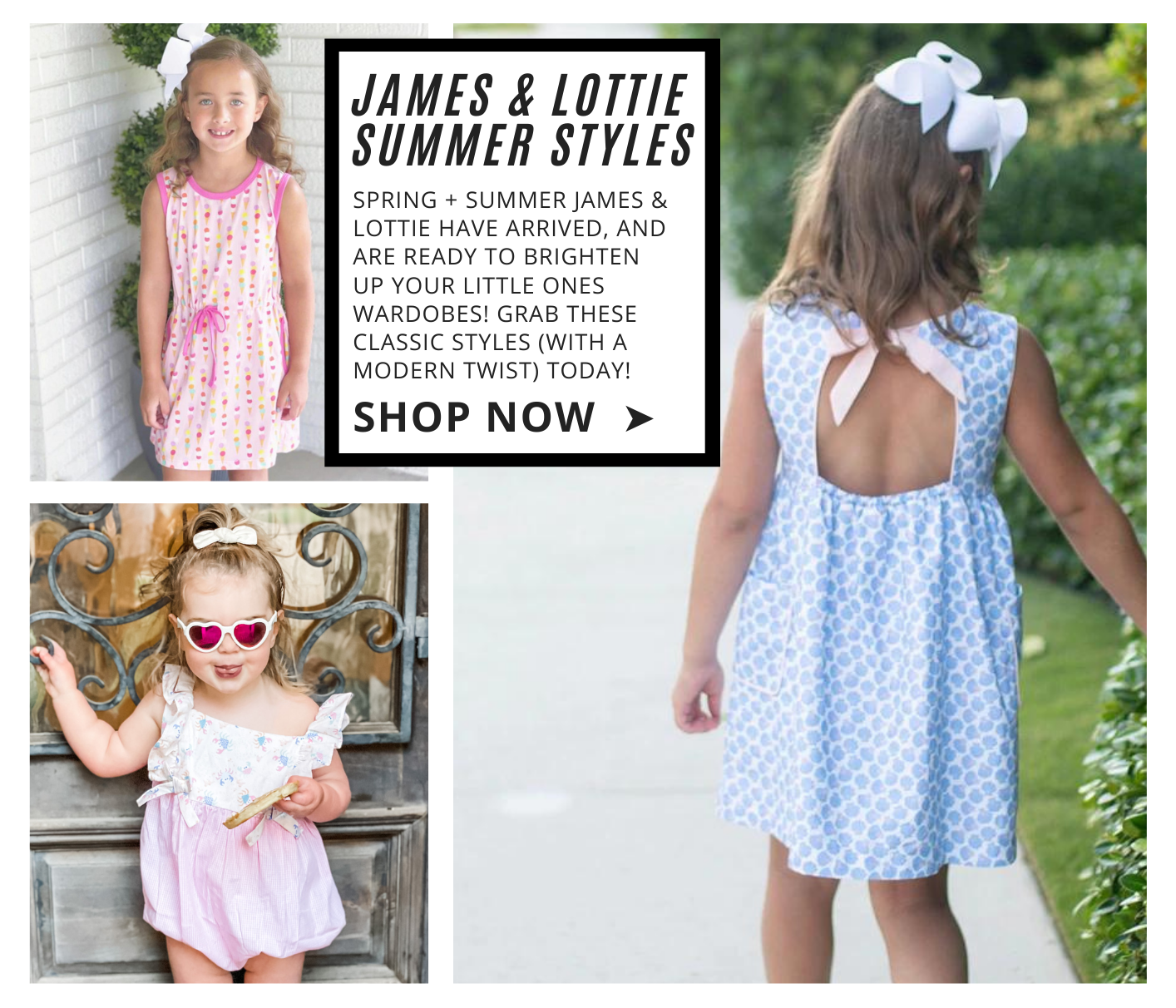 james and lottie new spring summer arrivals