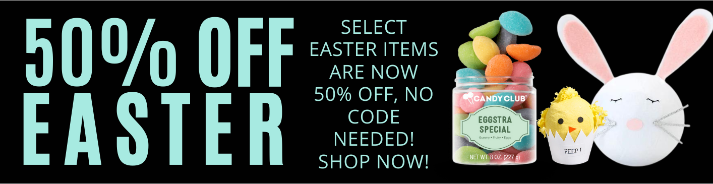 50% off after easter sale