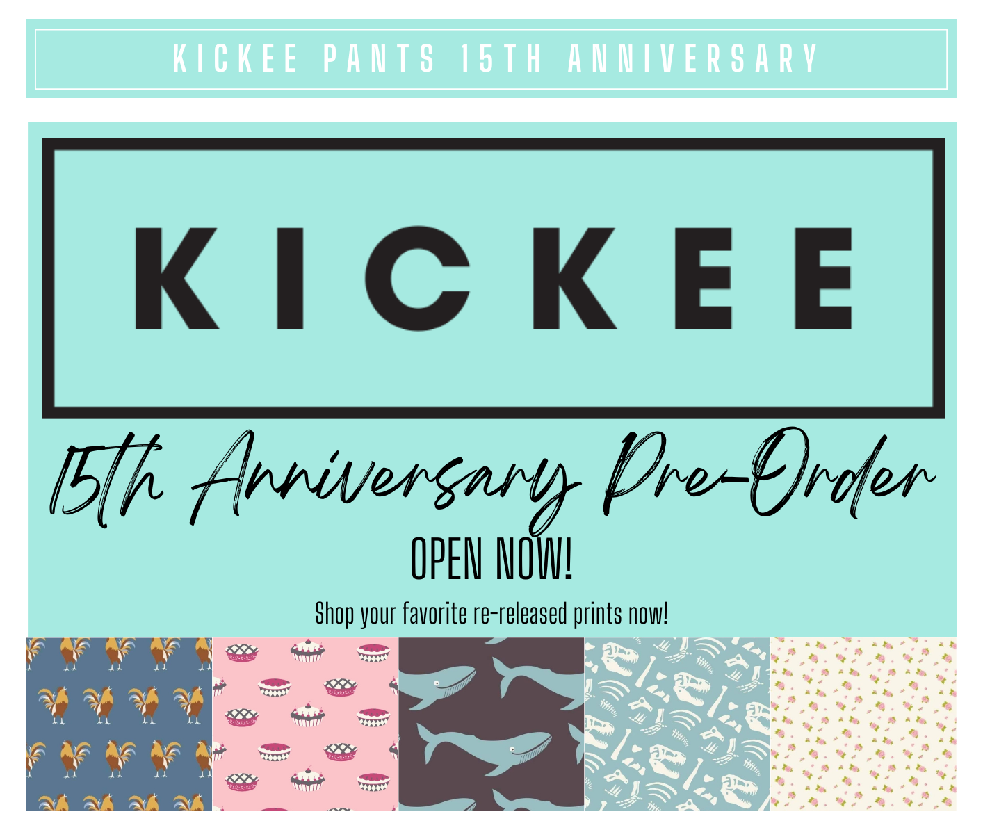 kickee pants 15th anniversary