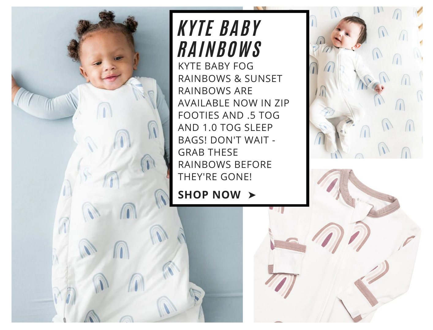 kyte baby rainbows
