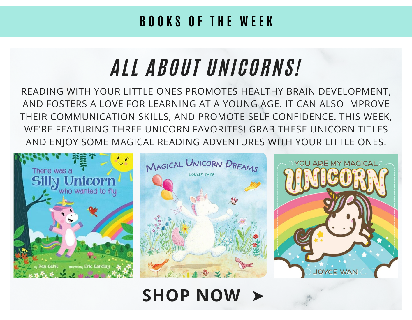 unicorn books featured books of the week