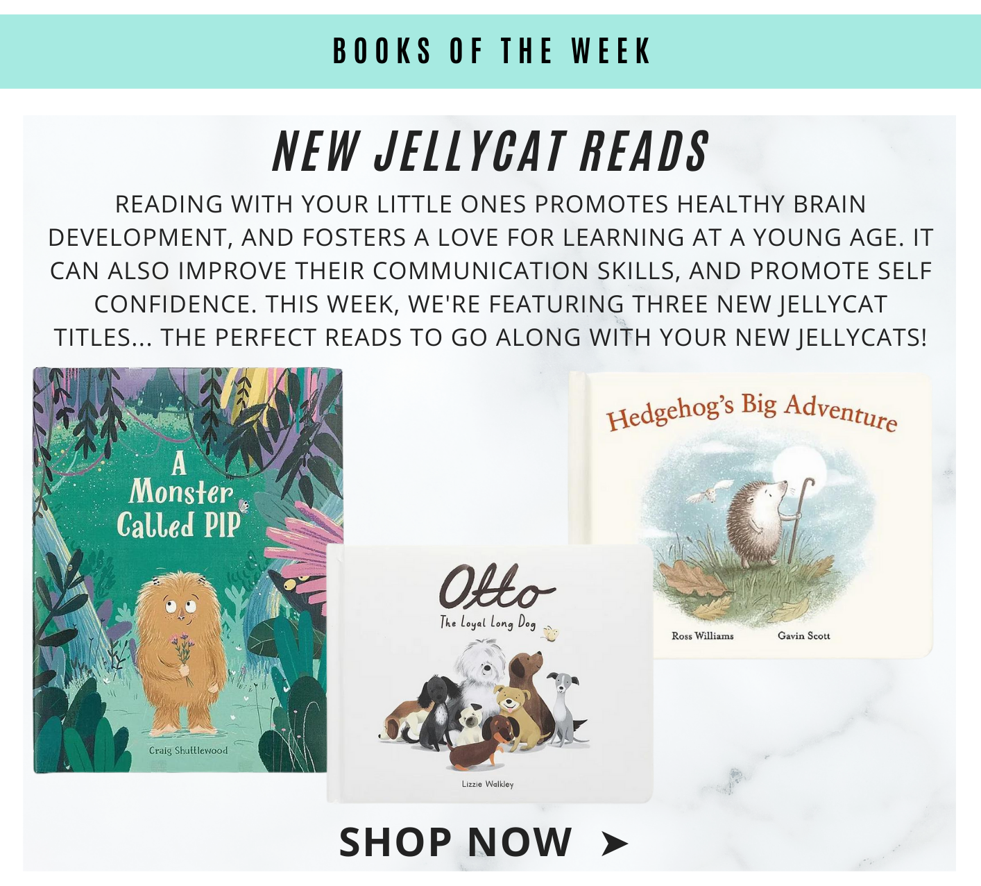 jellycat books of the week