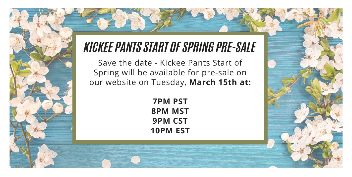 Kickee start of spring pre-sale