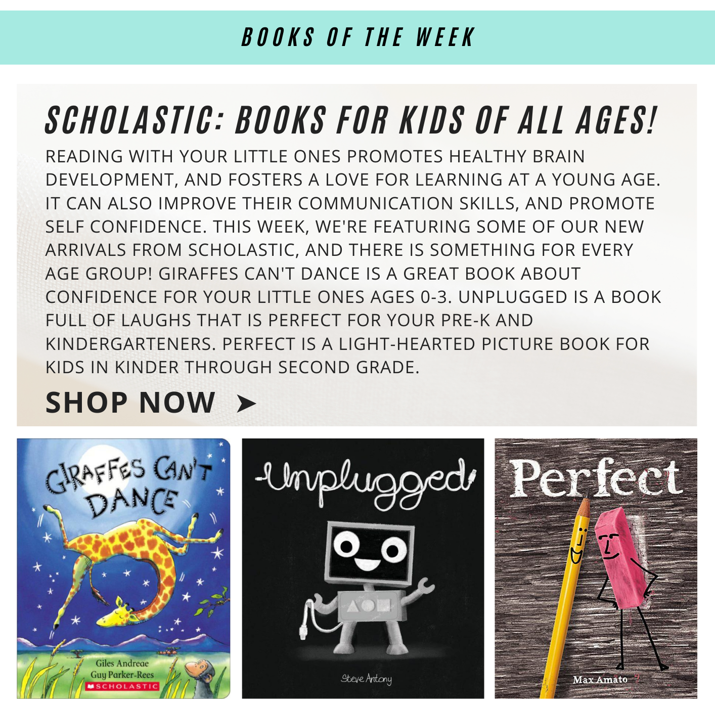 featured books of the week scholastic books for all ages