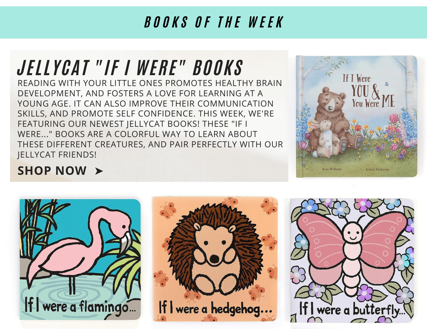 featured books of the week jellycat