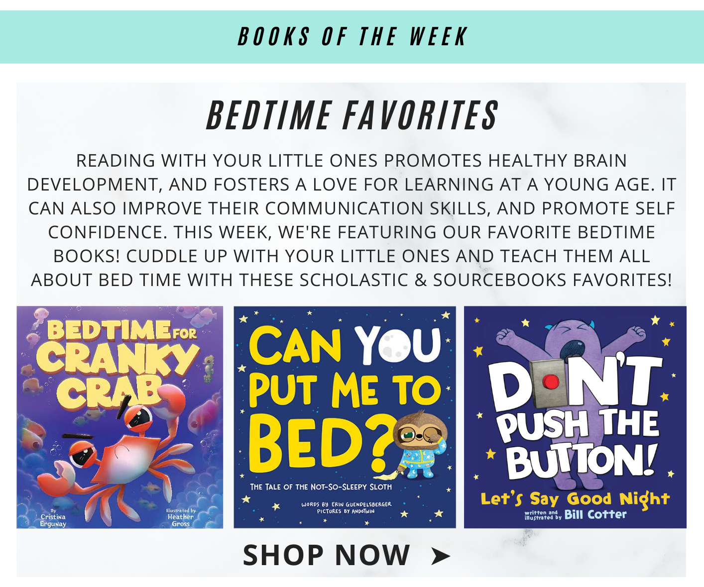 books of the week bedtime favorites