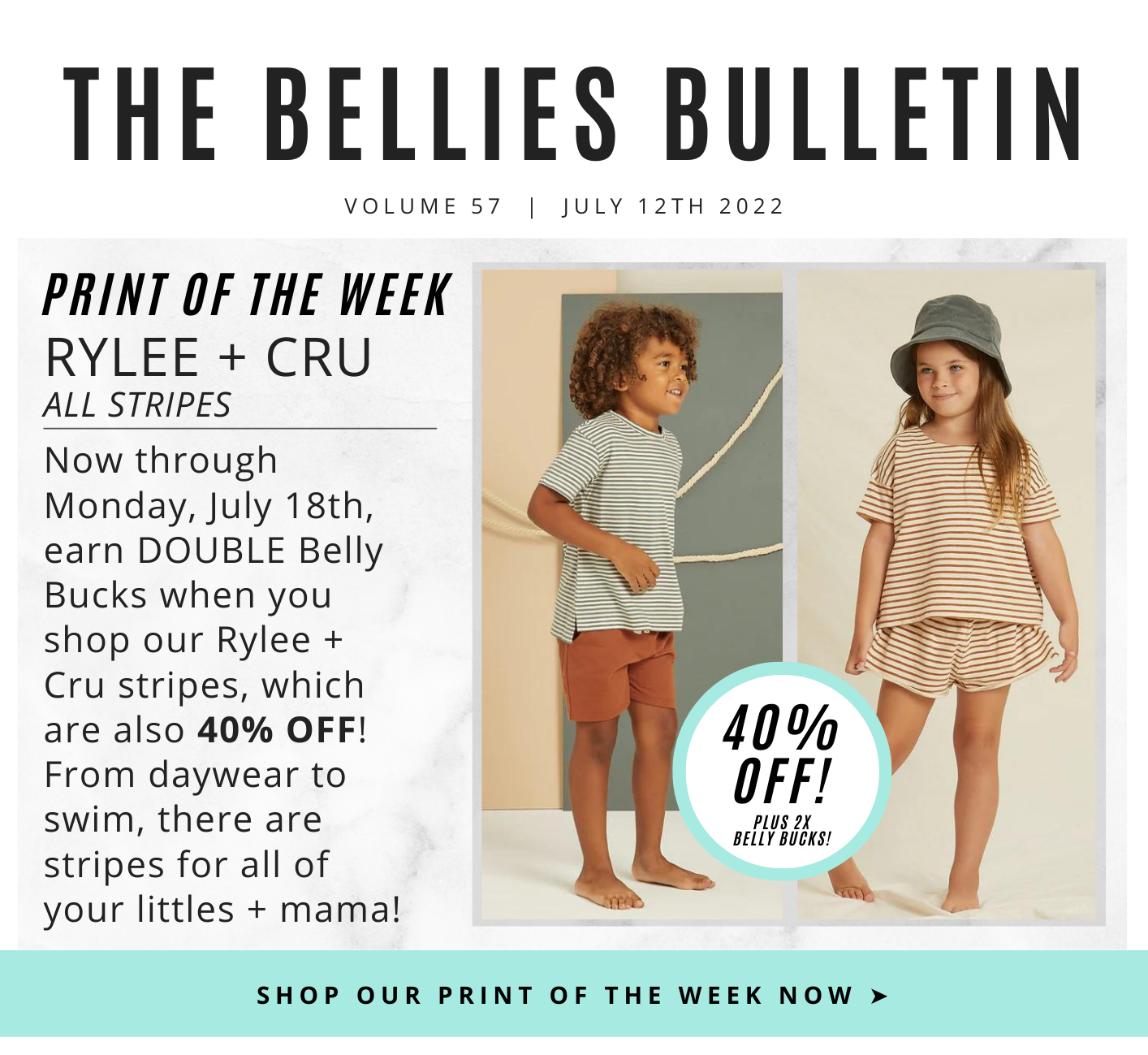 the bellies bulletin volume 57 print of the week