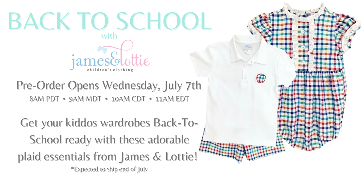 james & lottie back to school