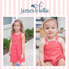 james and lottie red stars new clothing