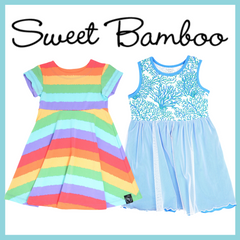 sweet bamboo rainbow dress coral dress new styles