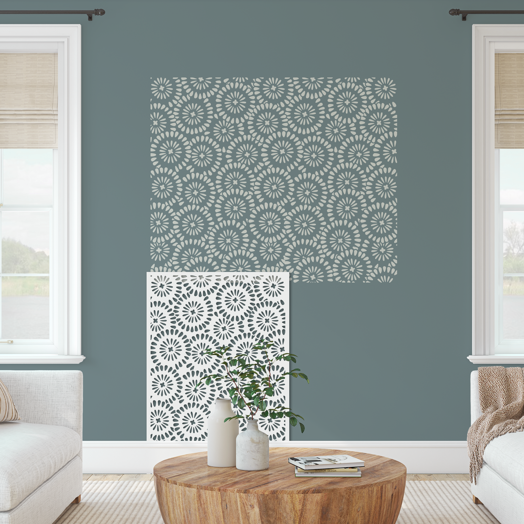 How to stencil a repeat pattern