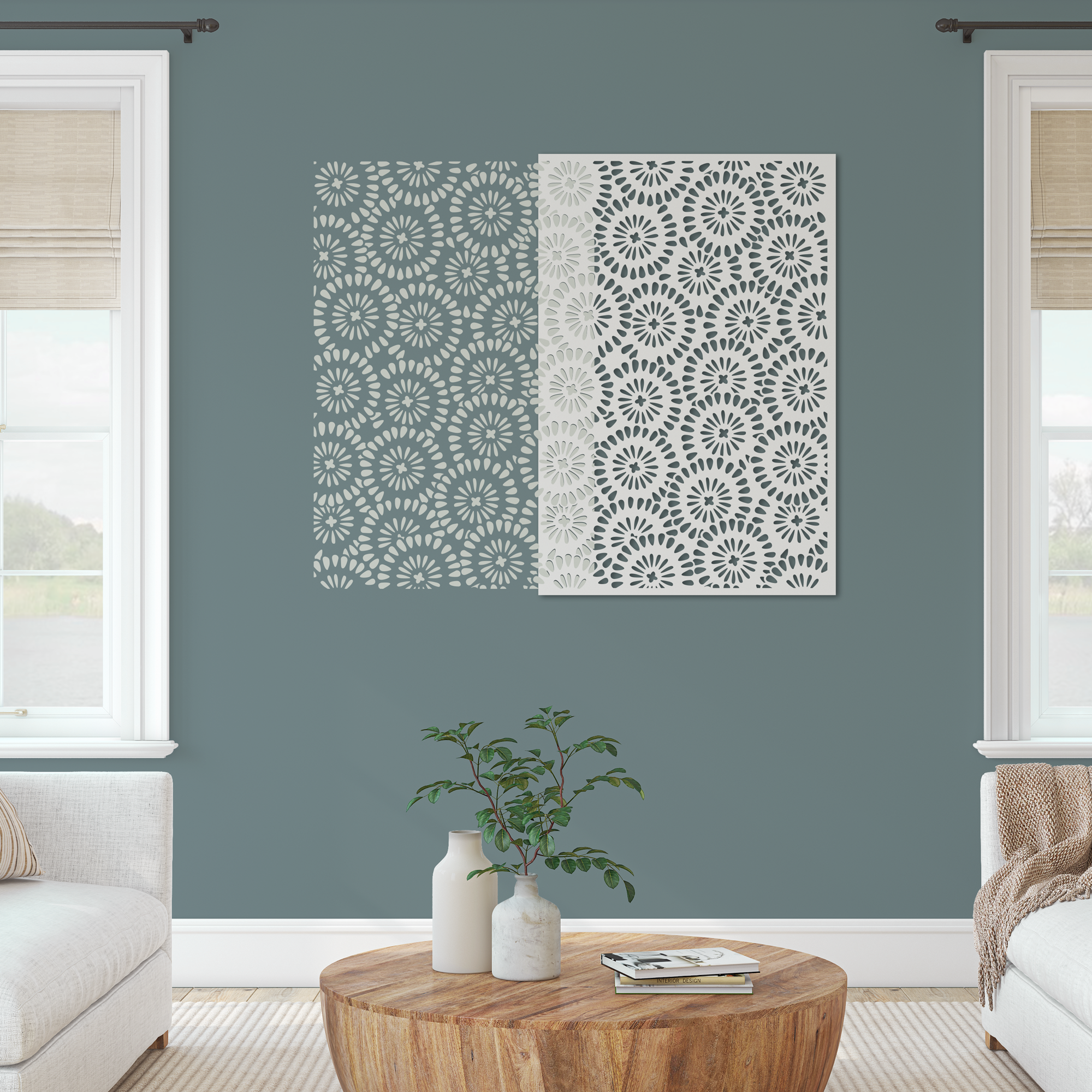 How to stencil a repeat pattern