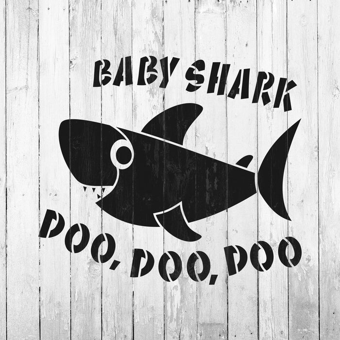 Baby Shark Cut Out Stencils