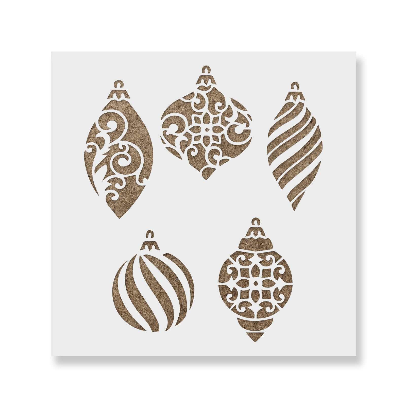 Christmas Ornament Stencils / 12 Designs