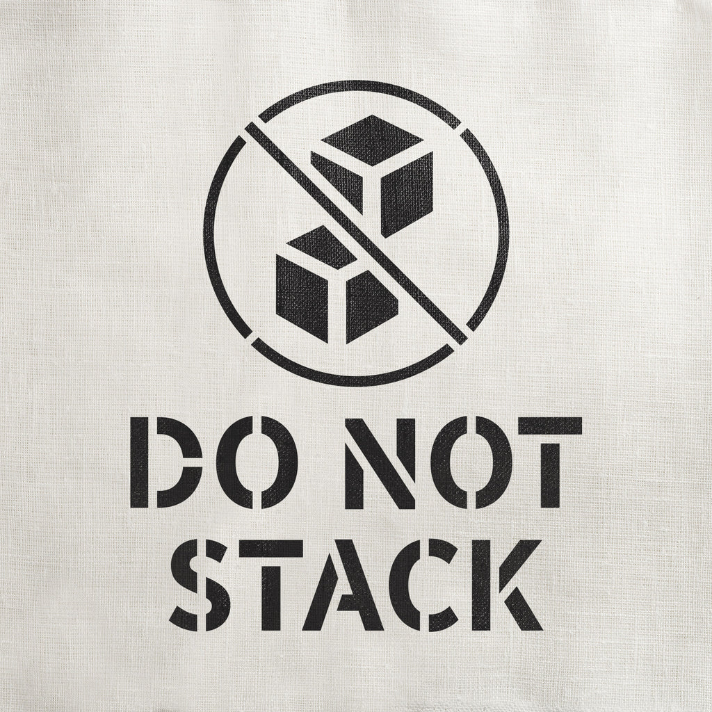 Do Not Stack Stencil | Stencil Revolution