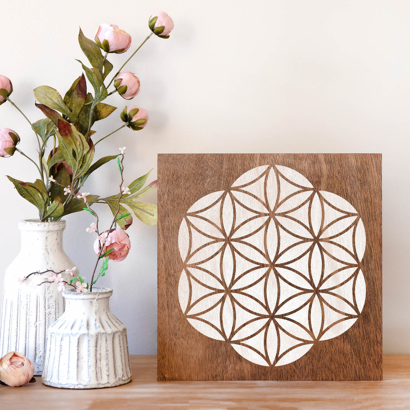 Flower Of Life Stencil Reusable Sacred Geometry Stencil Template 6579