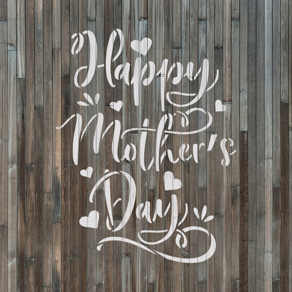 Download Happy Mothers Day Stencil | Stencil Revolution