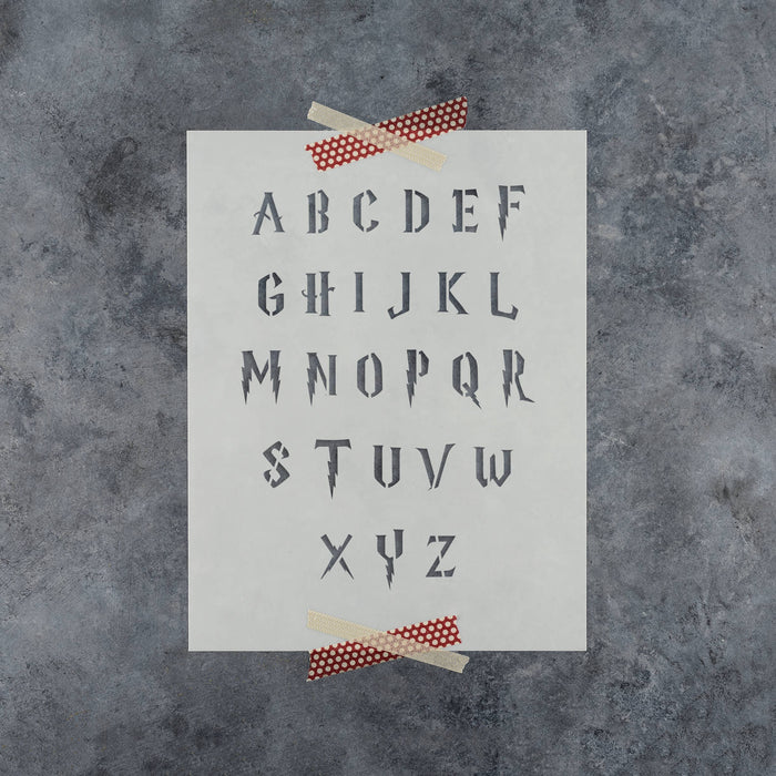 harry potter letter stencils printable
