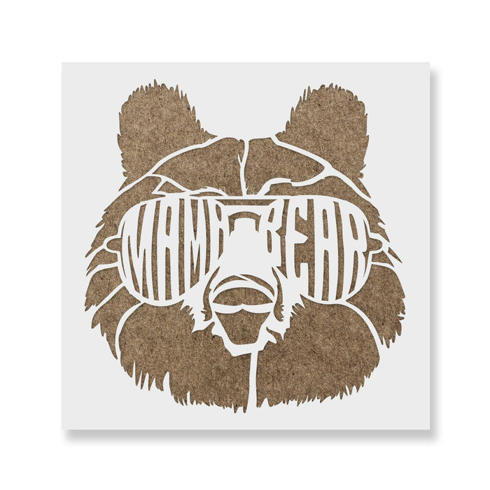 Download Mama Bear Sunglasses Stencil Stencil Revolution