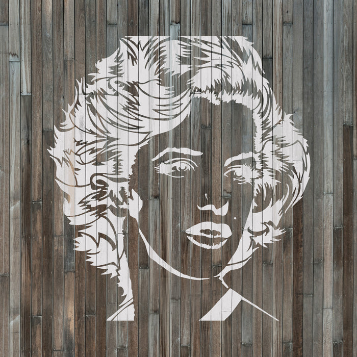 Marilyn Monroe Stencil Laser Cut On Reusable Mylar 5141