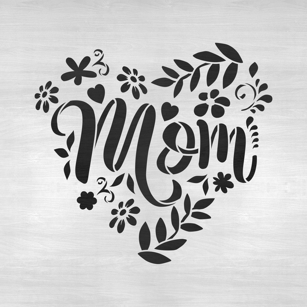 Mom Stencil Printable - Printable World Holiday
