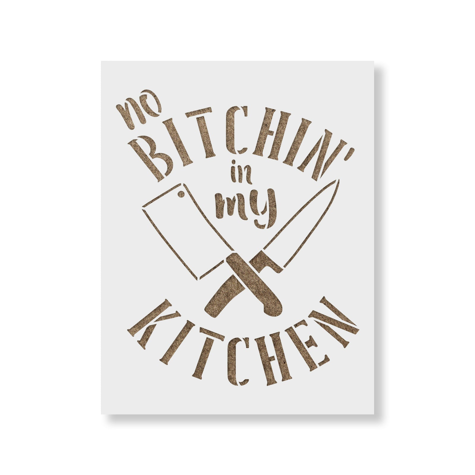 No Bitchin In My Kitchen, Funny kitchen decor – Woodticks Wood'n Signs