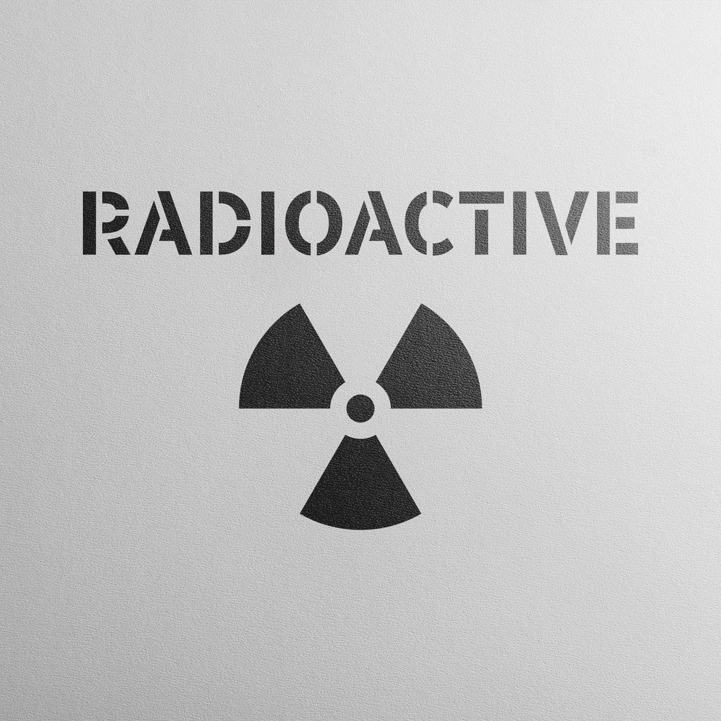 Radioactive Symbol Stencil | Stencil Revolution