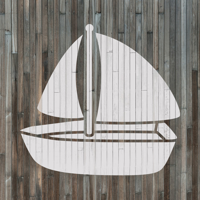 large sailboat stencil