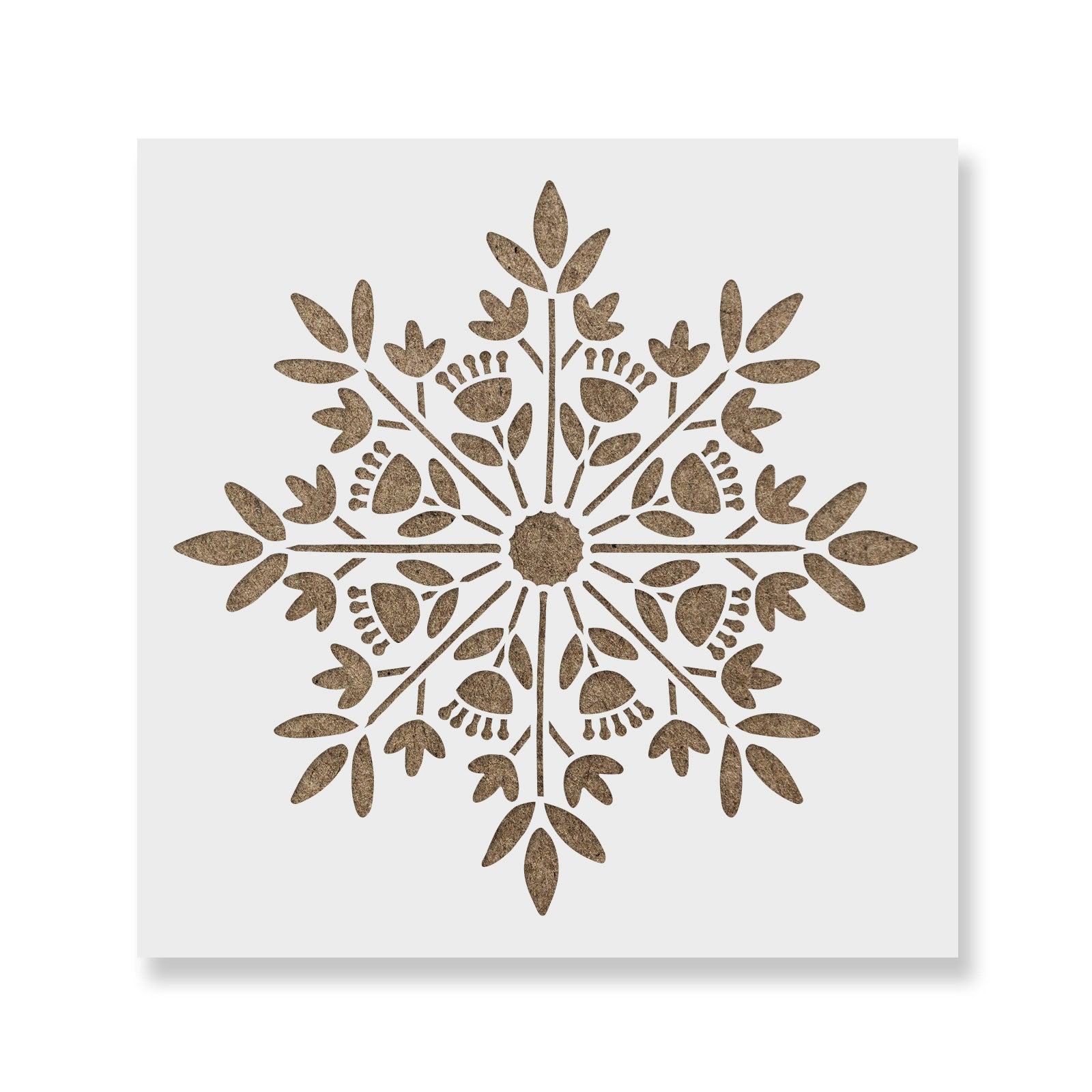 9132 mandala snowflake stencils