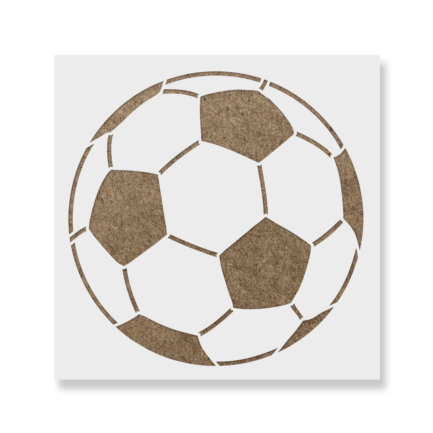 Soccer Ball Stencil Reusable Stencil for Soccer Fans