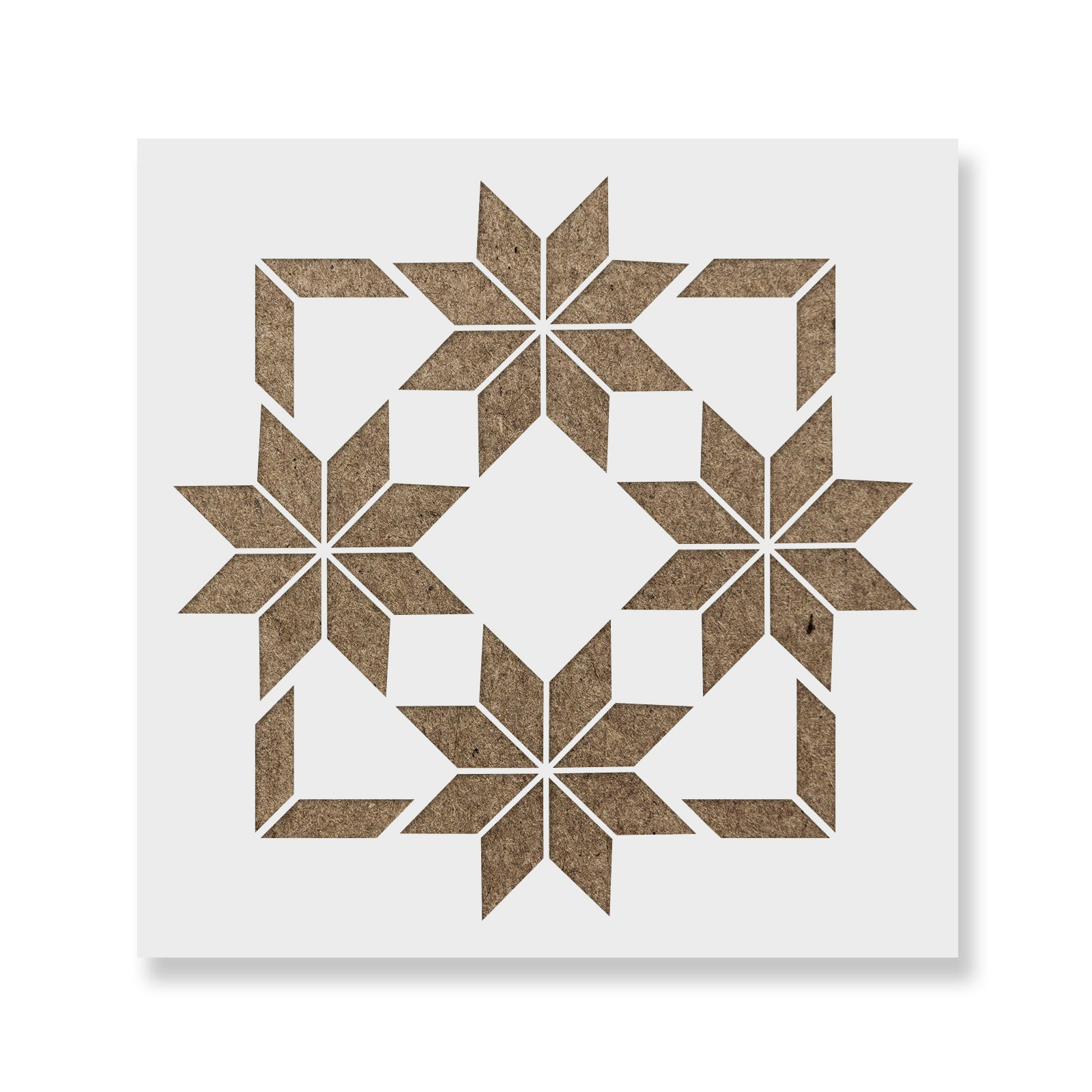 Star Barn Quilt Pattern Stencil by StudioR12