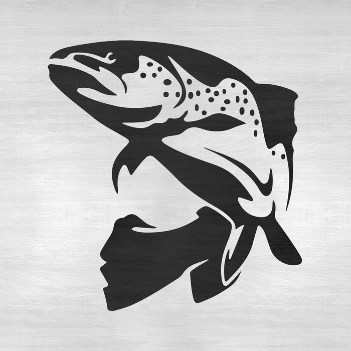 fish stencil