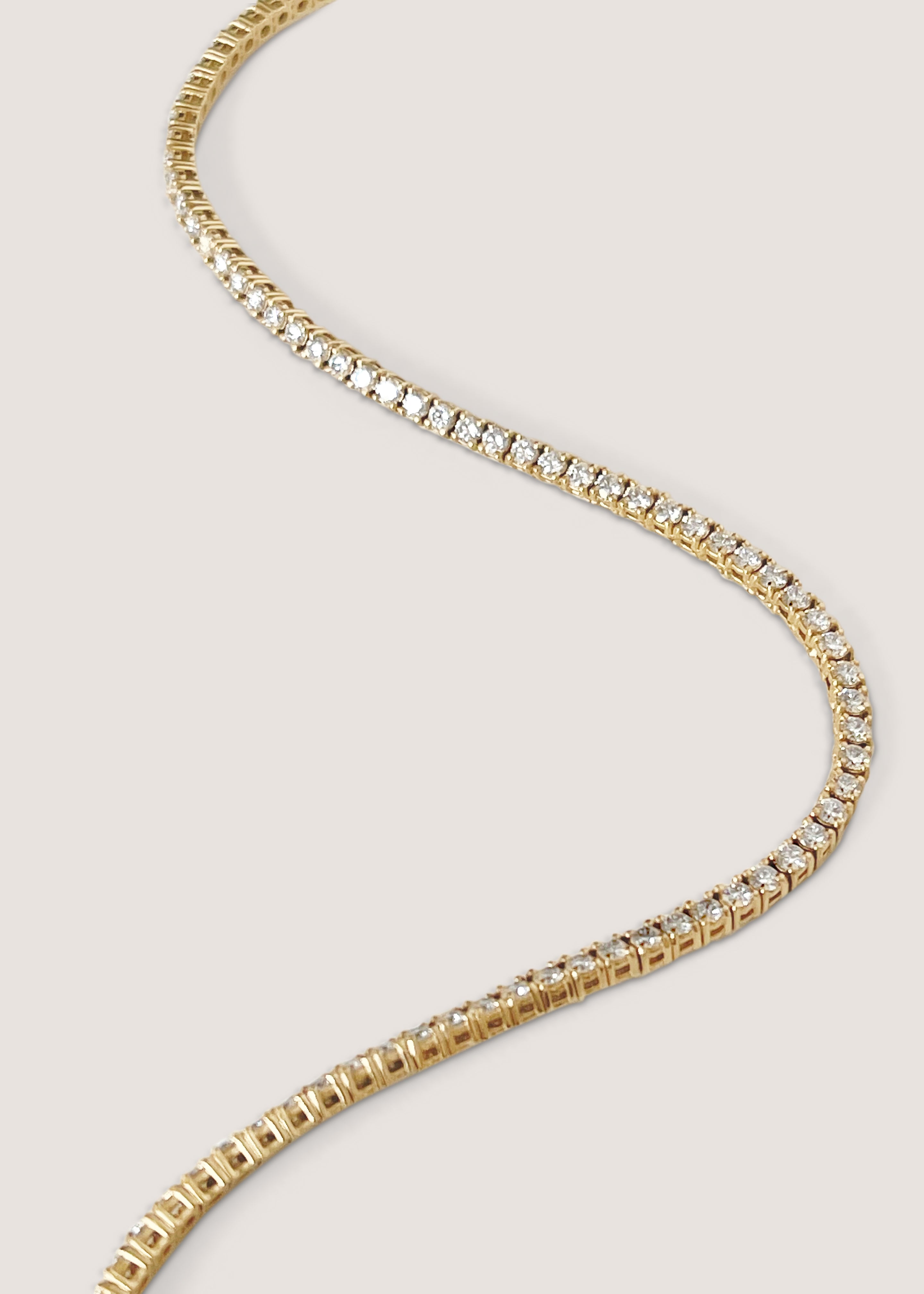 Petite Diana Diamond Tennis Necklace – Kinn