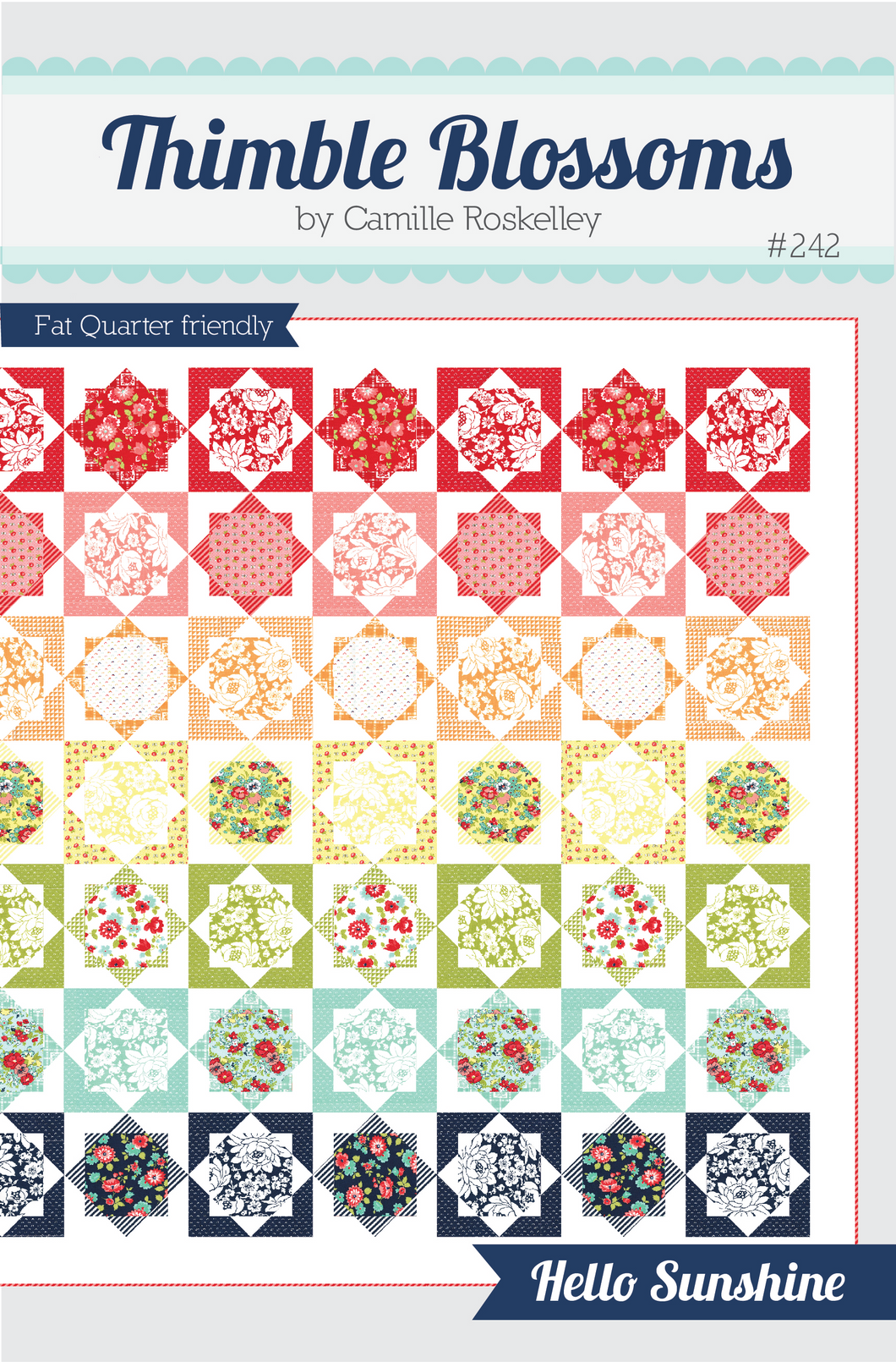 Hello Sunshine Pdf Pattern Thimble Blossoms