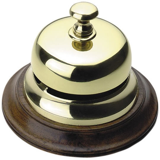 Brass Desk Bell By Authentic Models Sea Gifts