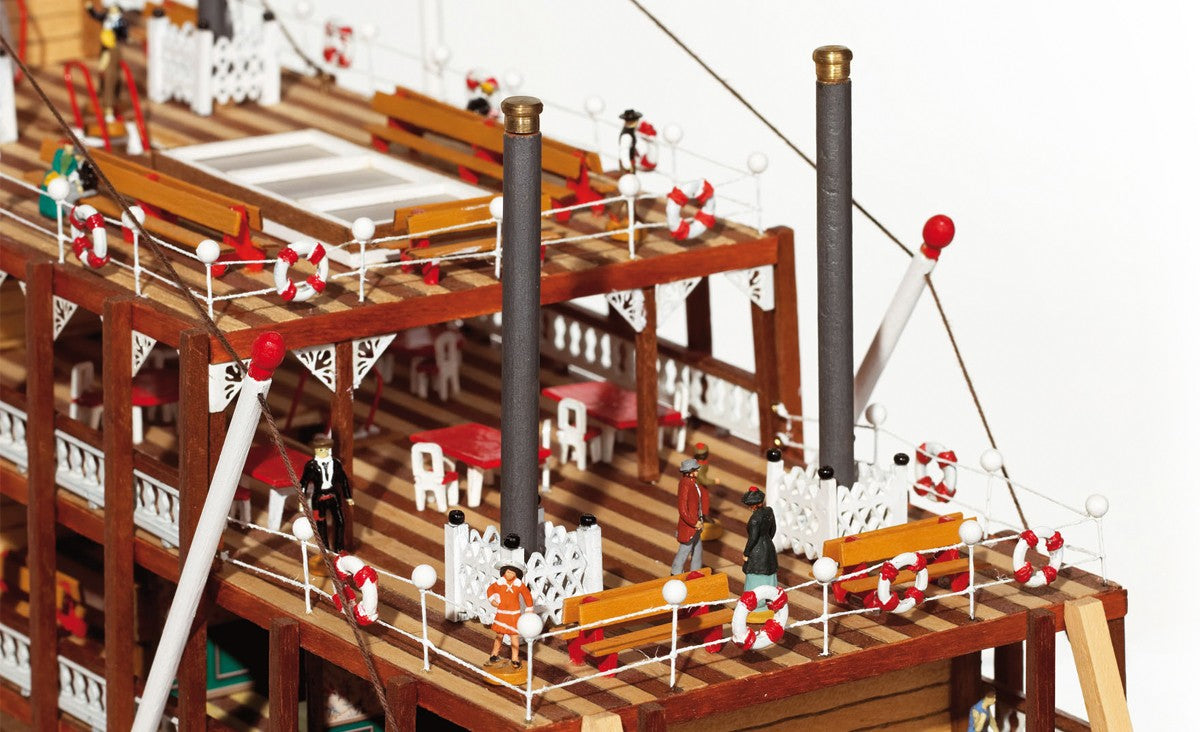 riverboat wood model kit