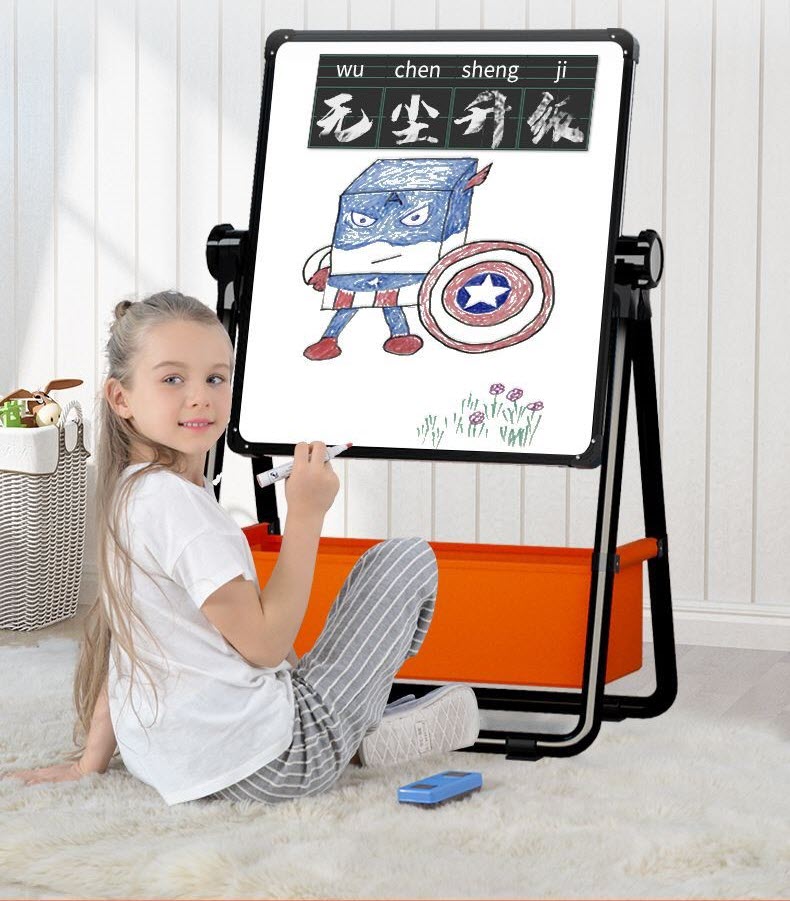 Bảng Flipchart cho bé tập vẽ là sản phẩm hoàn hảo cho các bé yêu thích vẻ tranh. Với bảng vẽ này, bé có thể tập trung học tập, thể hiện tài năng và phát triển khả năng vẽ tranh của mình. Hãy chọn cho bé của bạn một bảng vẽ đẹp và chất lượng để tạo cho bé sự yêu thích vượt trội với môn học này.