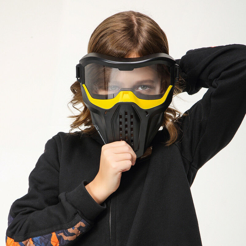 Safety Face Mask Protective Eyeglass for Nerf Bullet Out Door Games
