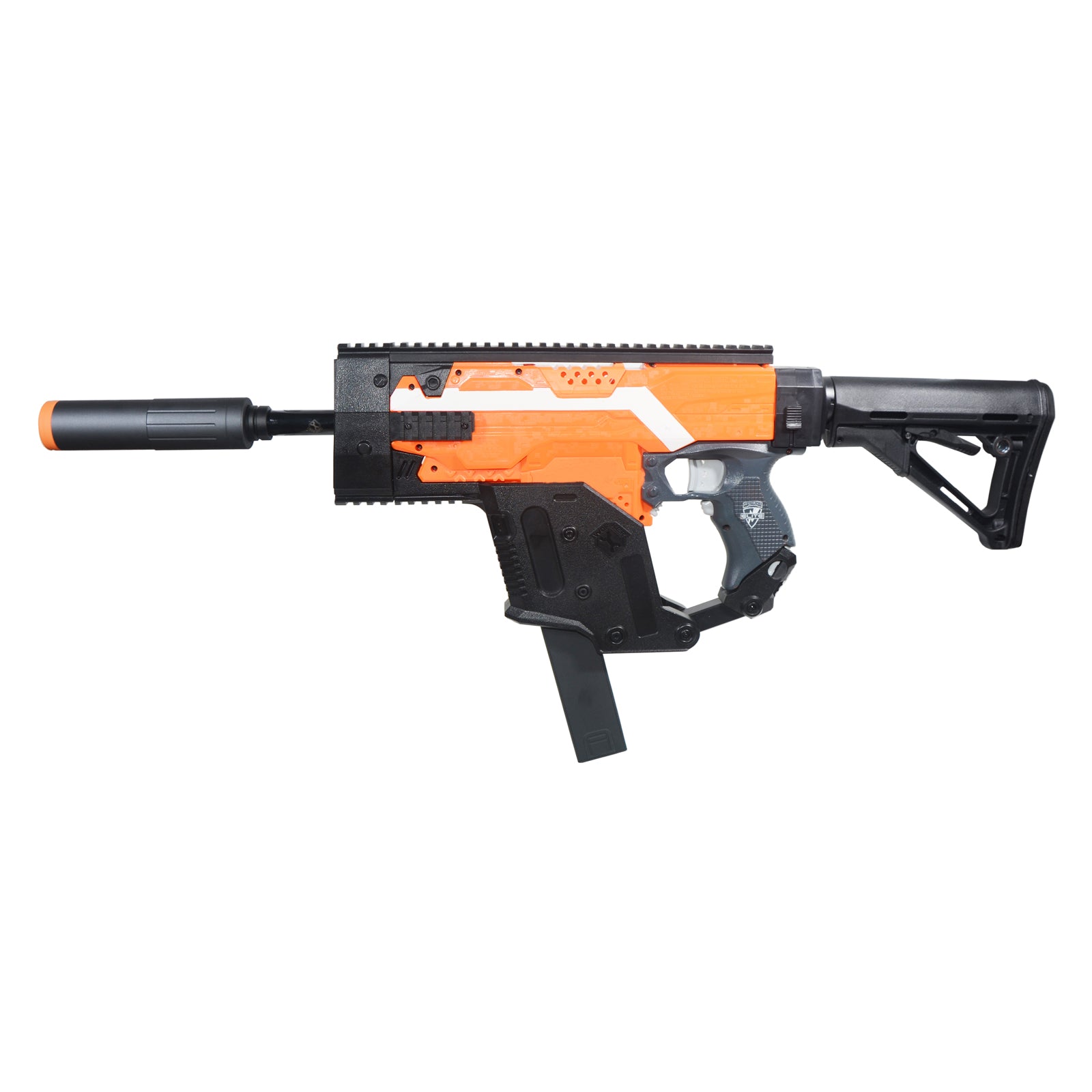 Worker Mod Ctr Shoulder Stock With Fixed Adapter Attachment For Nerf N Strike Elite Blaster