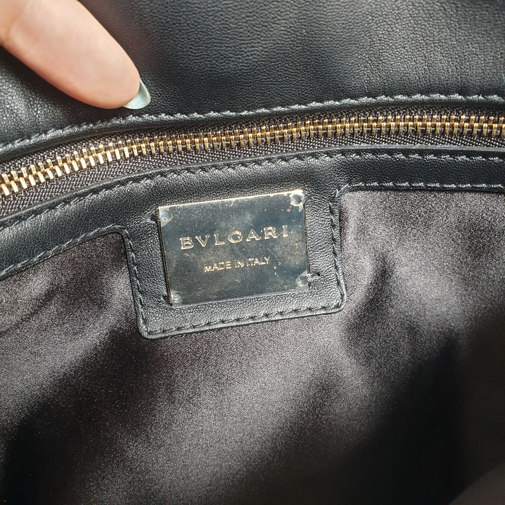 Bulgari Black Beaded Clutch – sgcurated