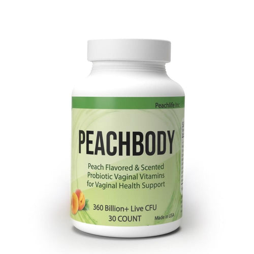 Peachlife® Probiotic Suppositories - Peach Flavored and Scented - 30 ct Peachbody